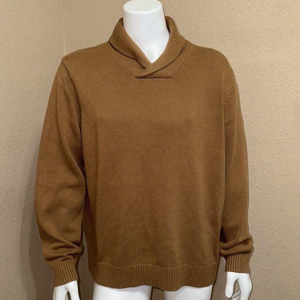 Goodthreads Men's Soft Cotton Shawl Sweater